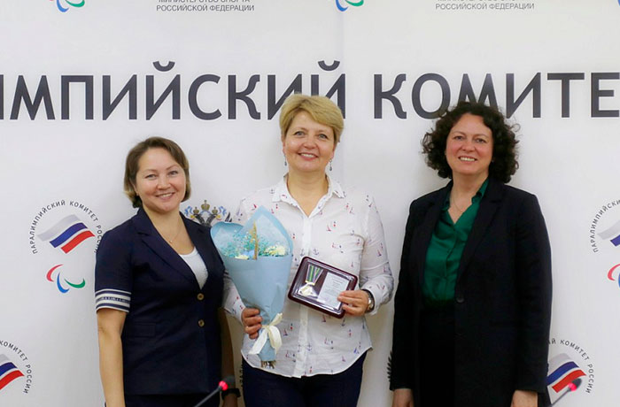  Медведева Наталья Игоревна награждена юбилейной медалью от Министерства спорта РФ